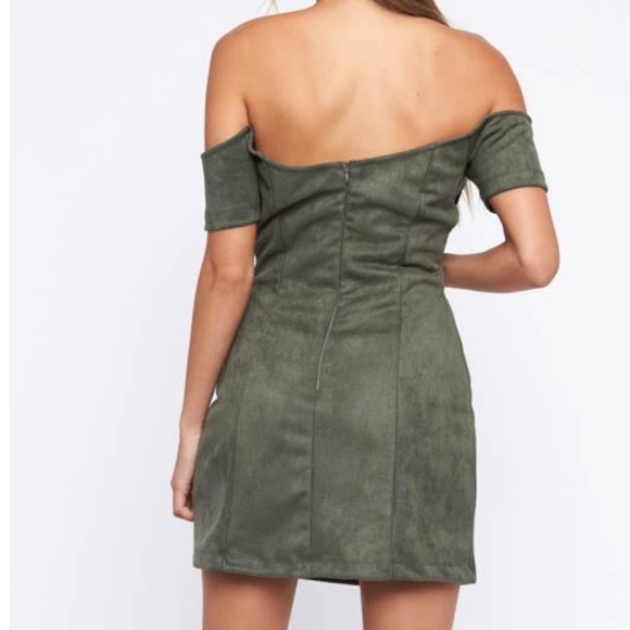 Urban Outfitters Lioness Win Some, Lose Some Dress in Olive Green Size XS - Picture 3 of 12